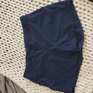 Spanx sunshine shorts navy blue xl